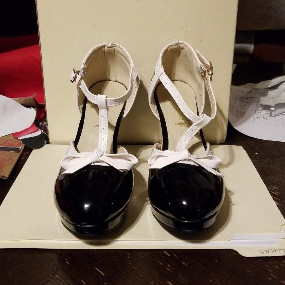 Pixie Cove retro pinup rockabilly shoes 8